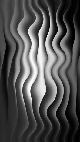 white seamless wave texture pattern. 3d interior wall panel pattern. white background of animation abstract waves. vertical video.