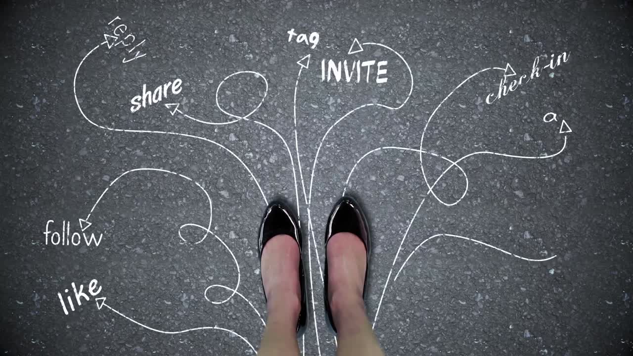 화살에 대항하는 사업가 여성의 복합 비디오