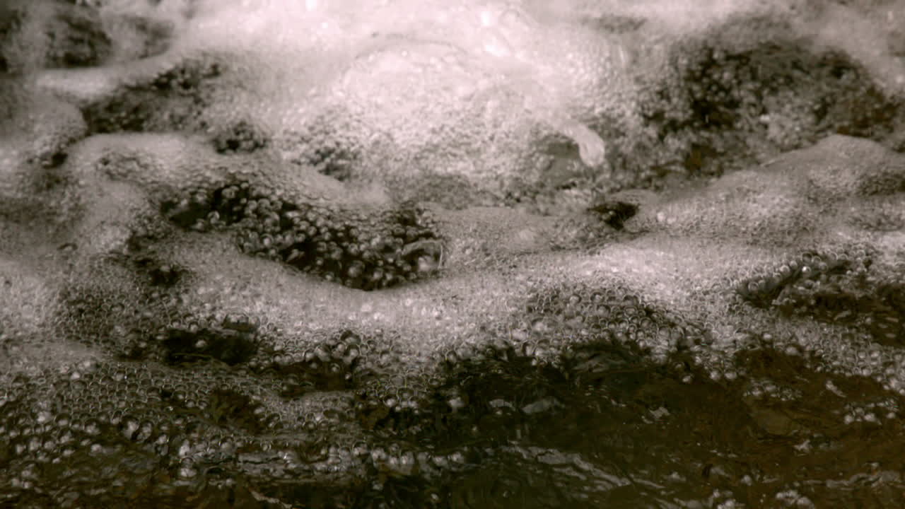 Brook bubbling in the countryside