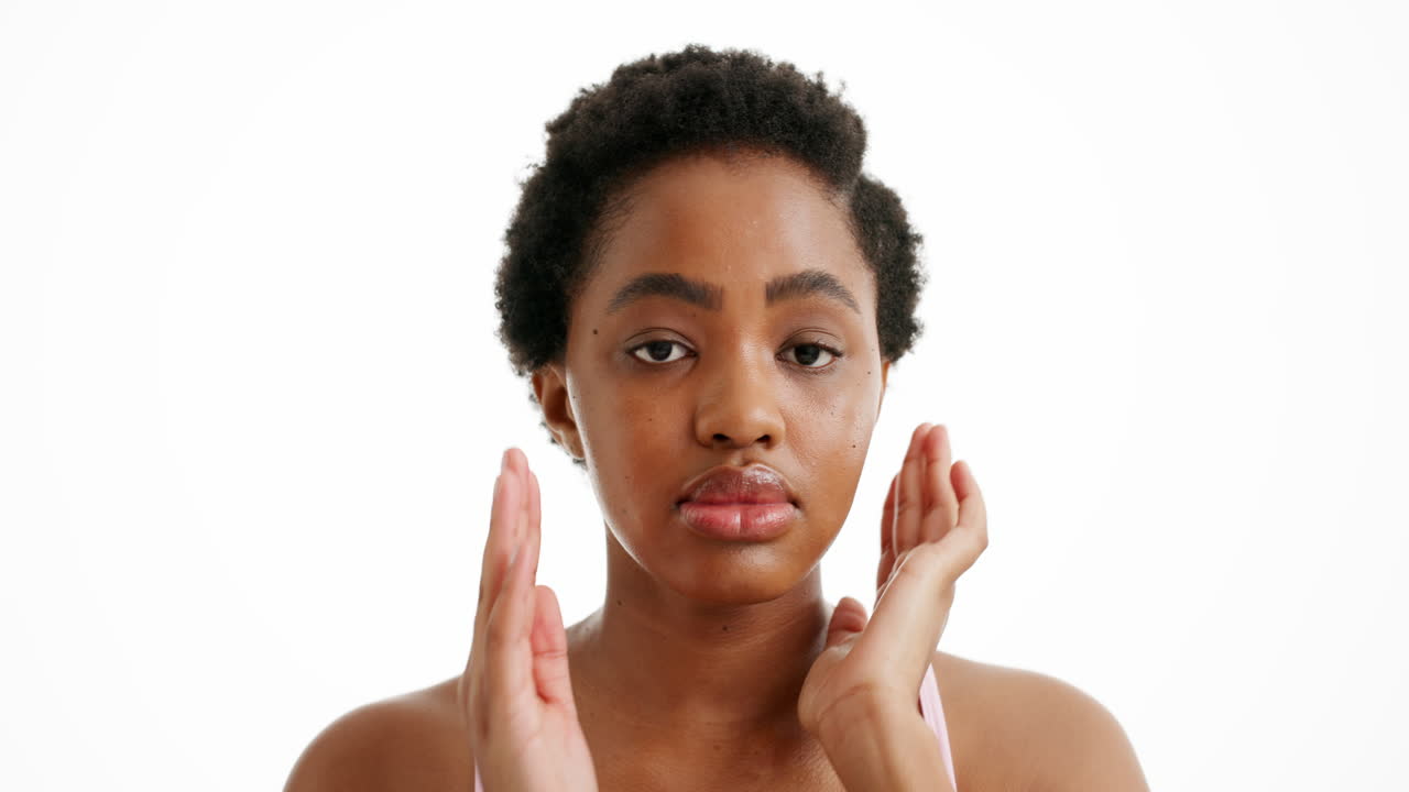 Portrait einer schönen Afroamerikanerfrau