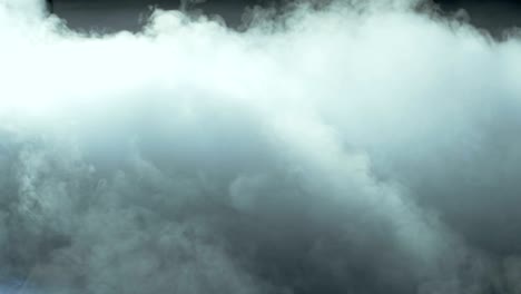 nubes de humo de hielo seco realista