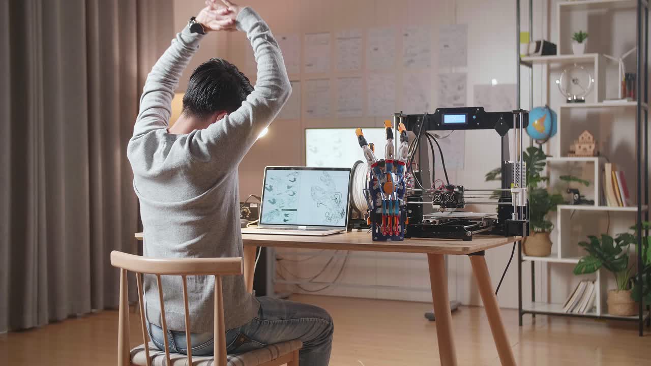 trabajo de diseño de impresión 3d desde casa