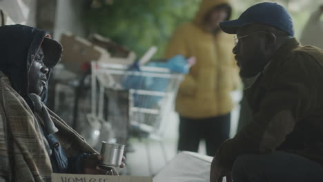 a compassionate encounter with a homeless veteran