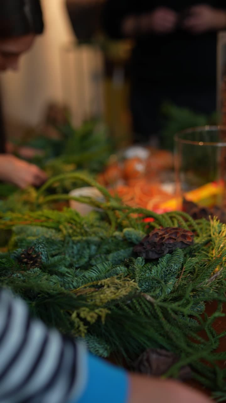 hacer coronas de navidad