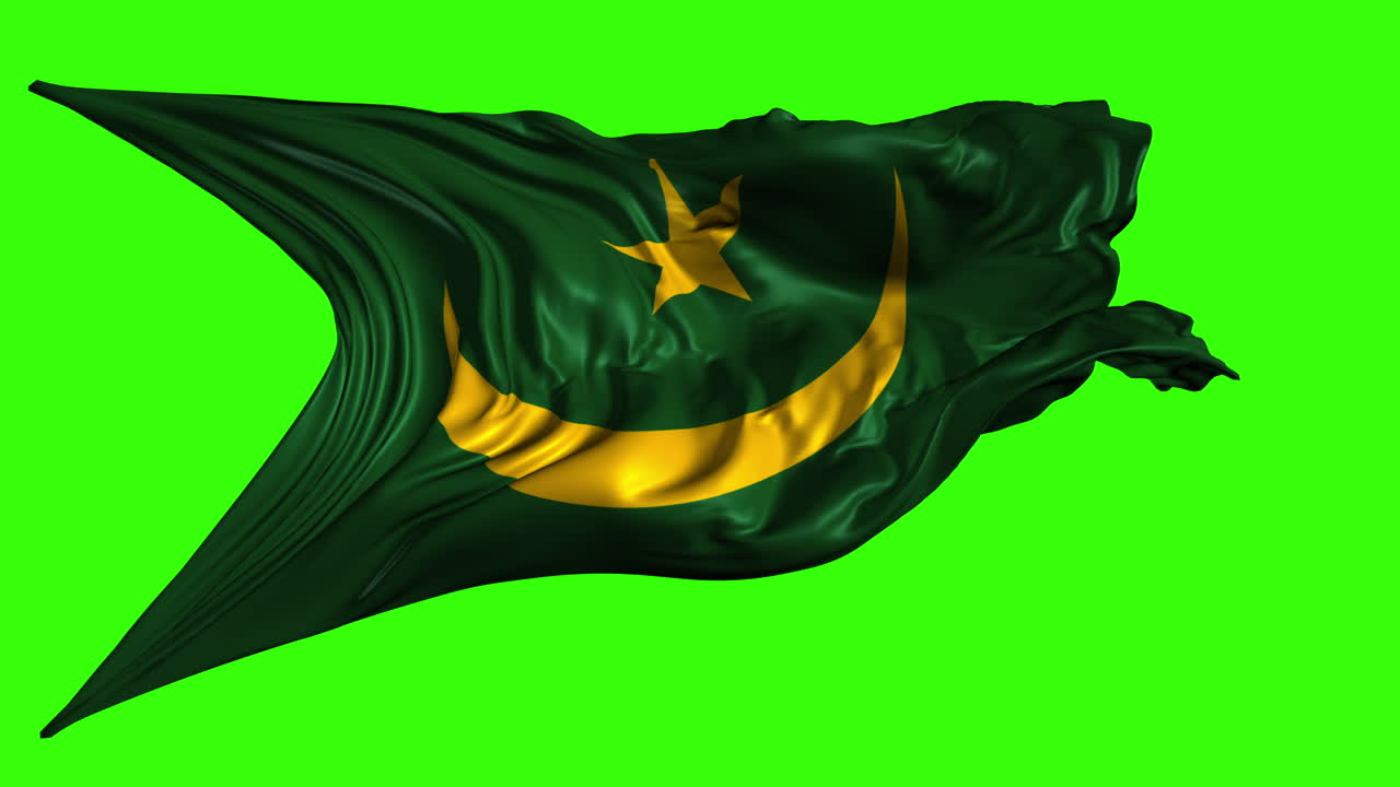 Bandera de la República de Mauritania