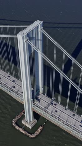 verrazano narrows suspension bridge staten island ny