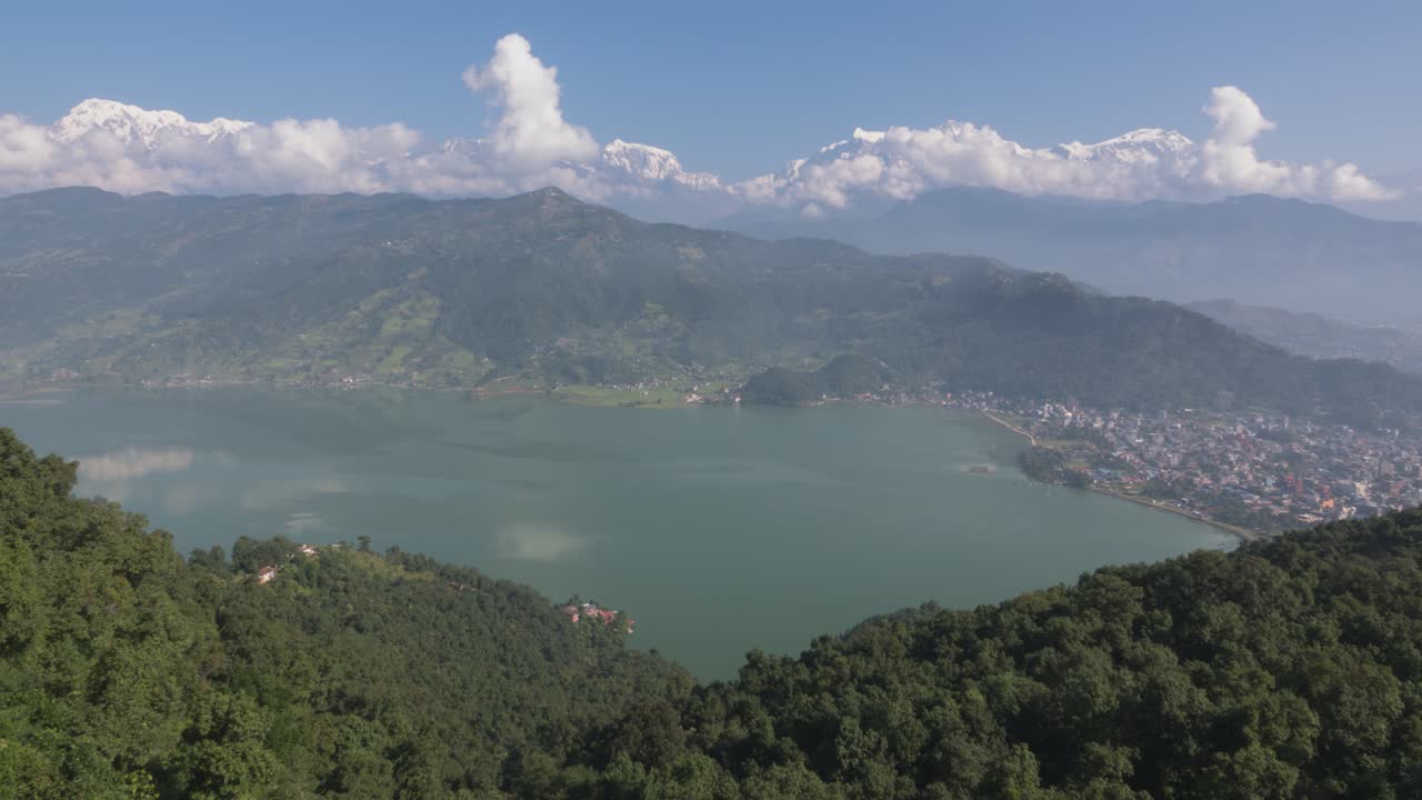Aerial View of Pokhara Valley, Nepal