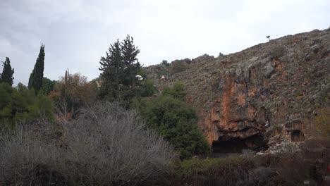 Ruinas-Antiguas-Caesaria-Philippi-Israel-Sitio-Arqueológico-Y-Bíblico