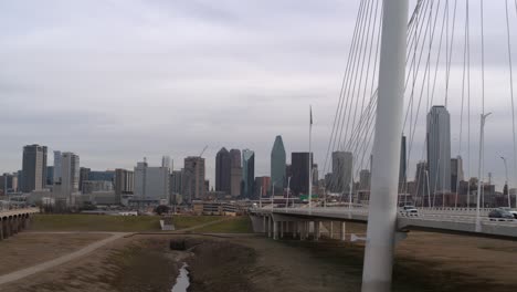 establecimiento de tomas con drones del centro de dallas