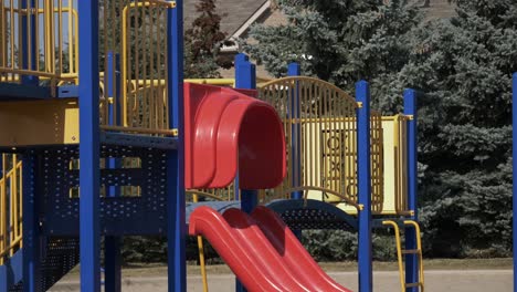tilting playground park amusement set summer sunny bright
