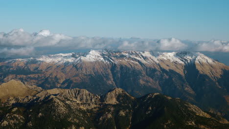 Picturesque-aerial-view-of-mountain-range