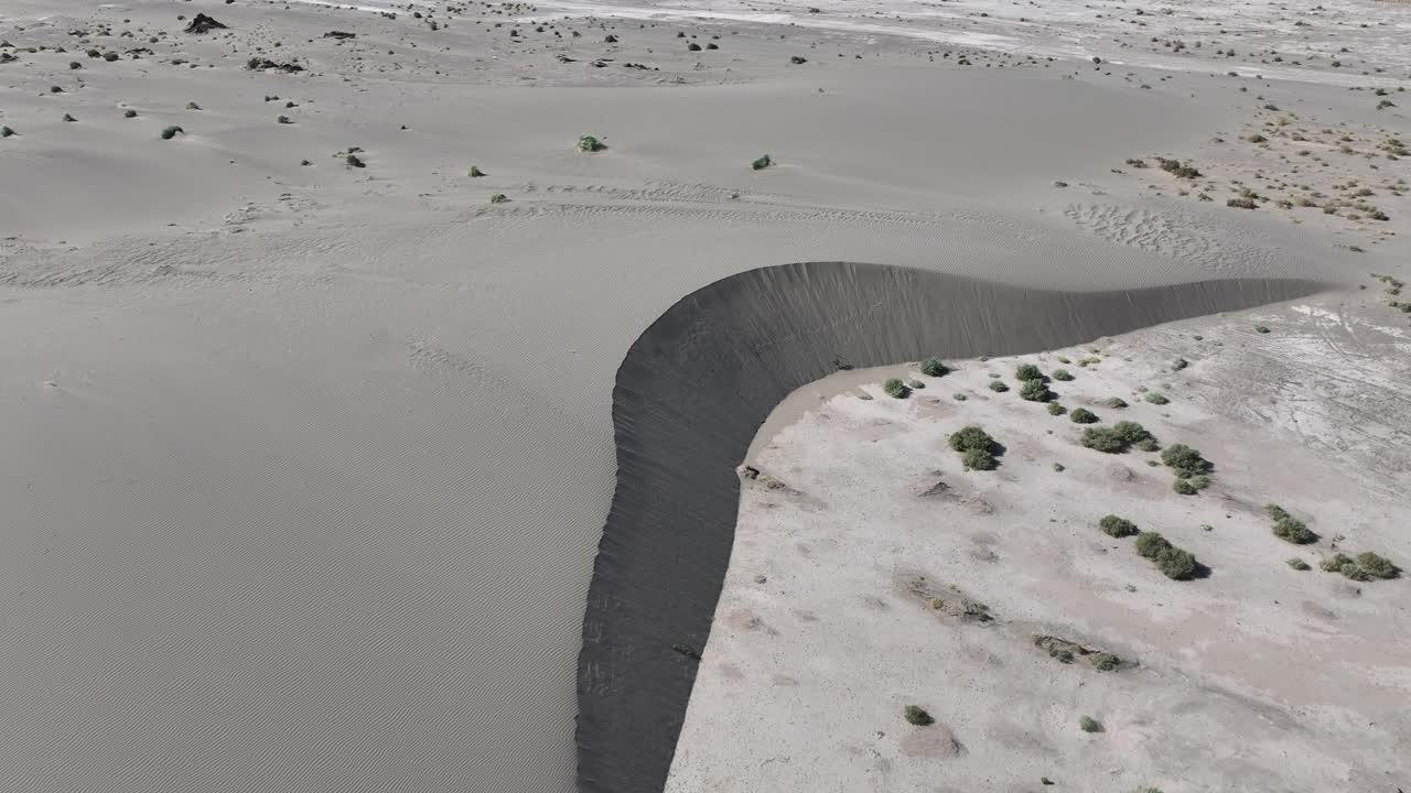 Drone Shot, Desert Landscape of Afghanistan and Balkh Province, Northwest From Capital Kabul
