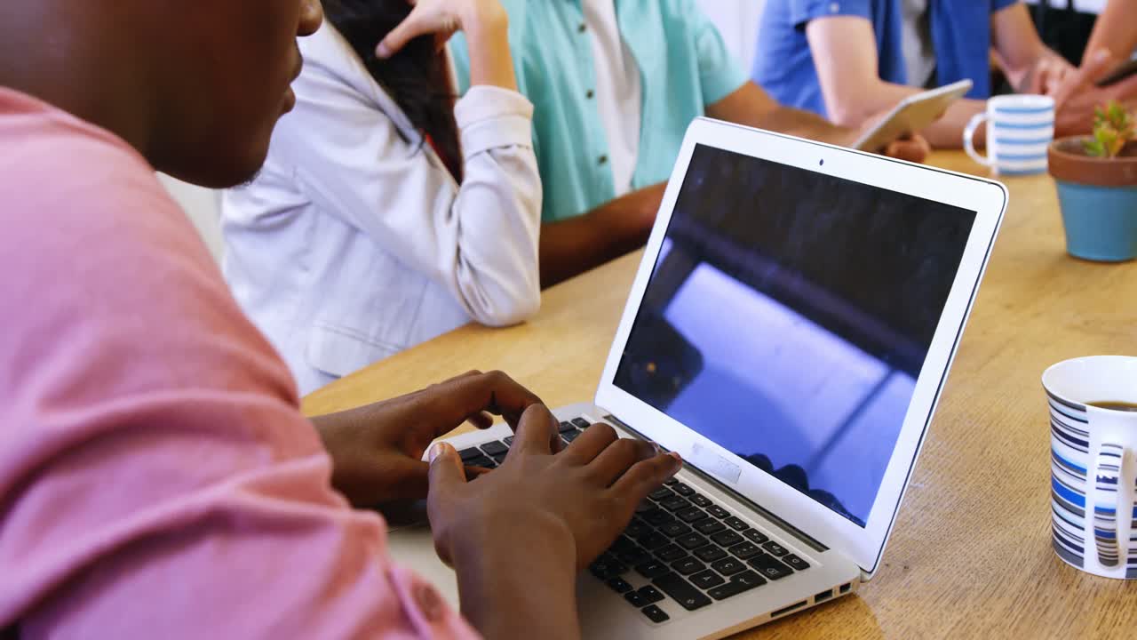 Business executives in a meeting