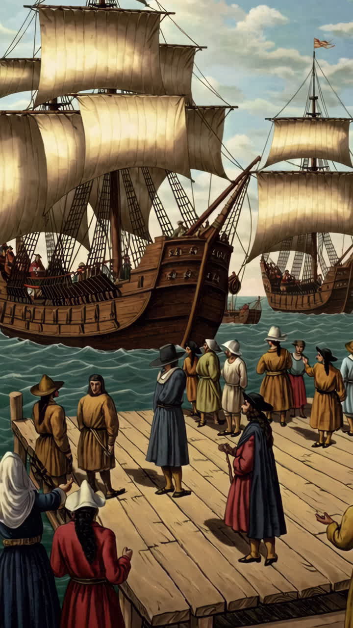 Arrival of the Pilgrims in America