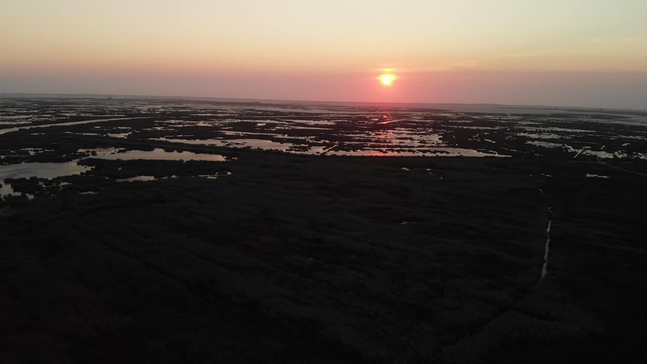 포르투갈 시골의 일몰