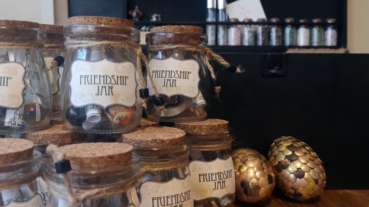 구식 수제 맞춤형 독특한 동화 유리 우정 항아리