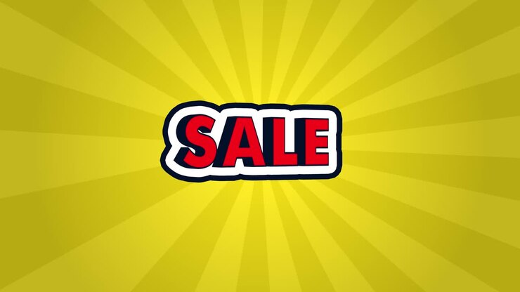 Banner Shopping Offerta di Vendita per Promozione Marketing, Social Media e Grafica in Movimento.