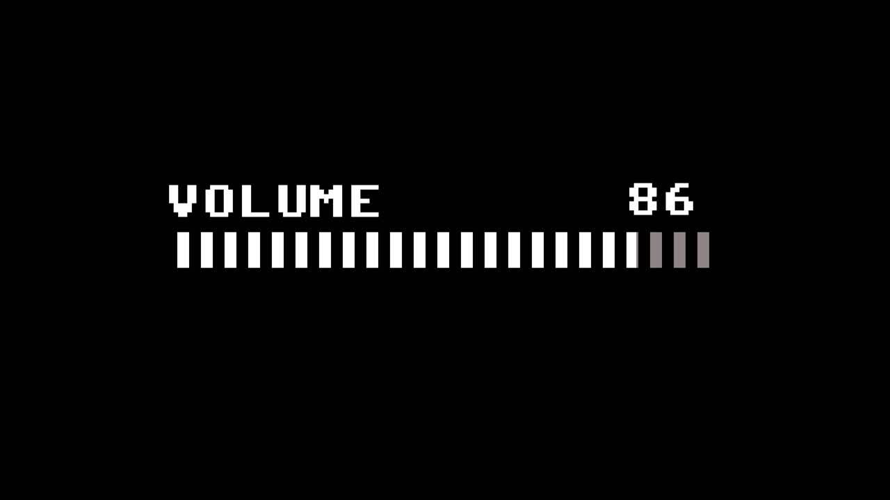 Volume Level Pixel Art