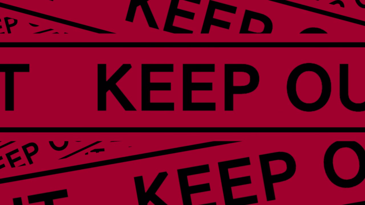 KEEP OUT Transitions. 1080p - 30 fps - Alpha Channel (4)