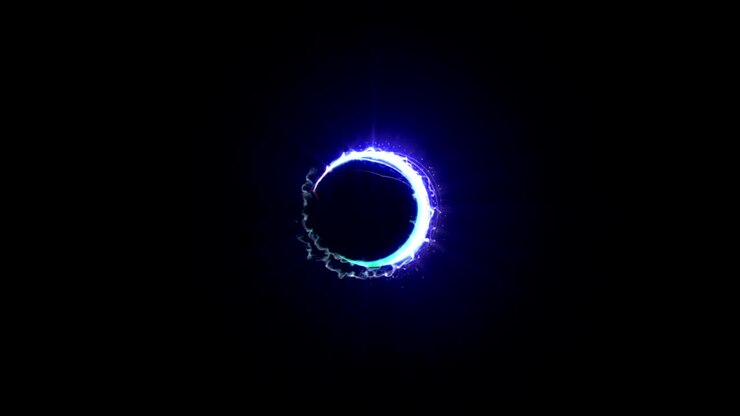 Anello di Particelle Magiche Sfondo Astratto, Animazione