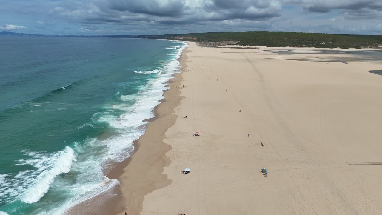 Aerial View of Beautiful Beach Coastline
