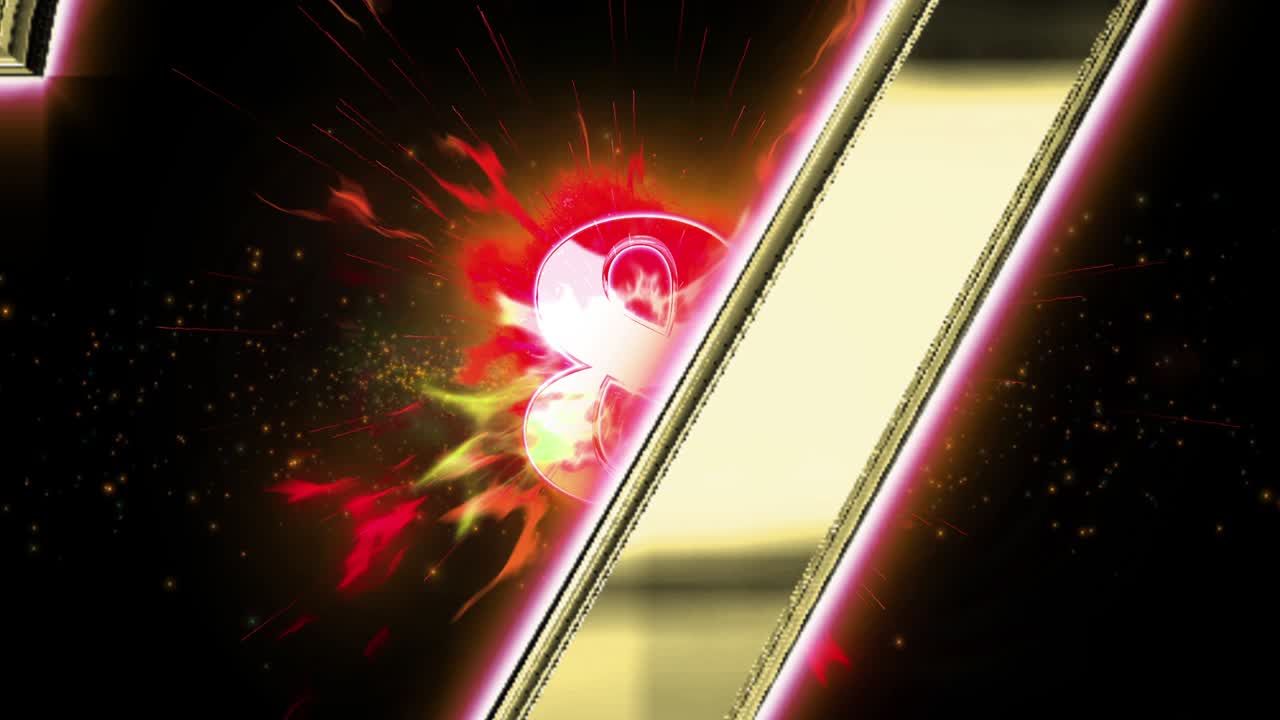 10 초 카운트다운 개막 소개 애니메이션