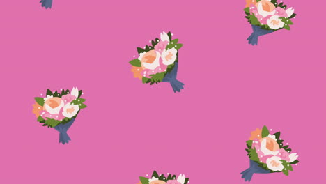 patrón de ramo de flores