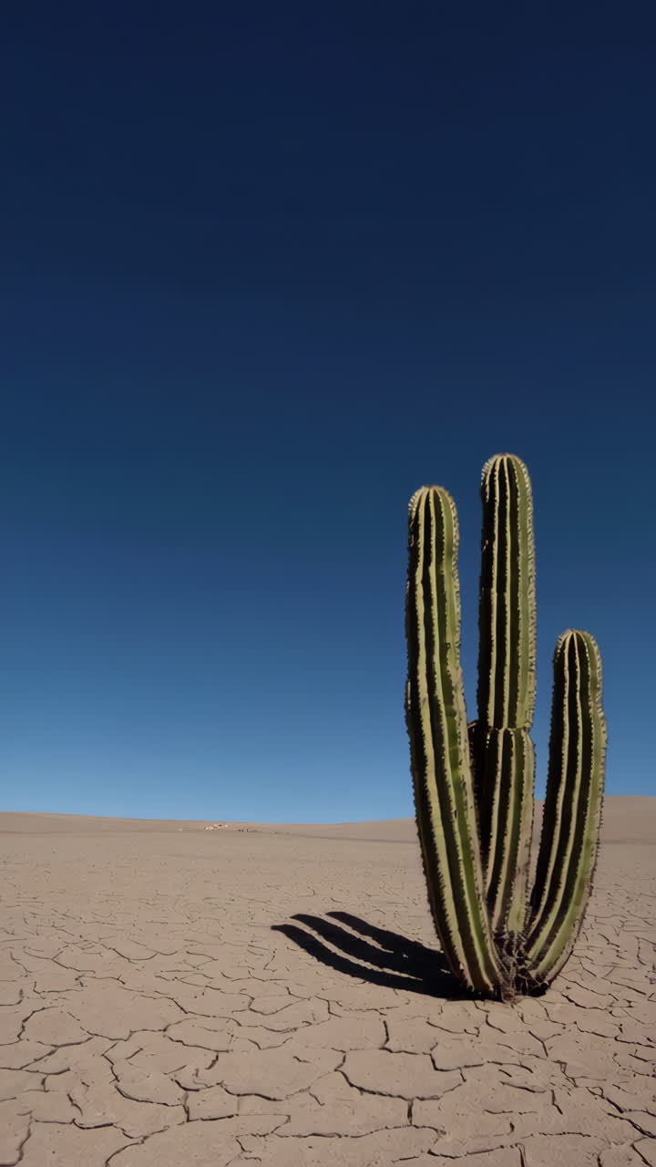 I cactus in un paesaggio desertico