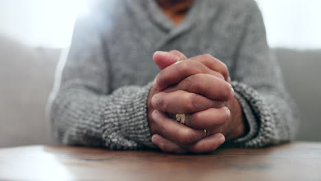 hands, praying and closeup for faith