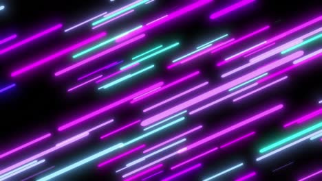 flying neon lights abstract background