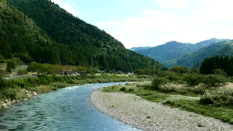 villaggio tradizionale in giappone