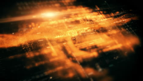 simulación avanzada de matrices de datos con un entorno digital de vanguardia con una visualización dinámica e inmersiva de las redes de información de matrices de datos interconectadas