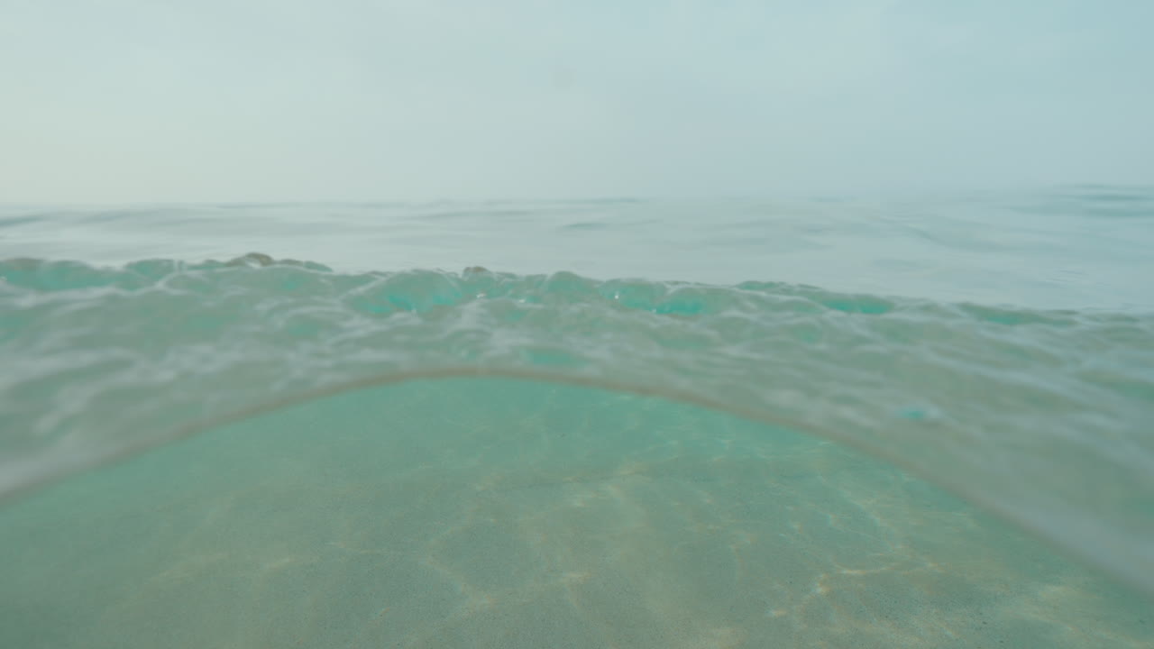 Underwater View of a Shallow Sea