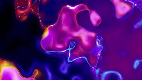 fondo de movimiento de líquido de mármol abstracto. abstracto colorido gradiente suave color animación líquida ondulada.