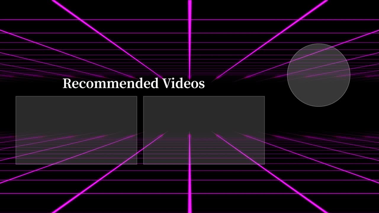 Grid Move end card ending screen motion graphics