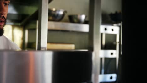 chef working in kitchen