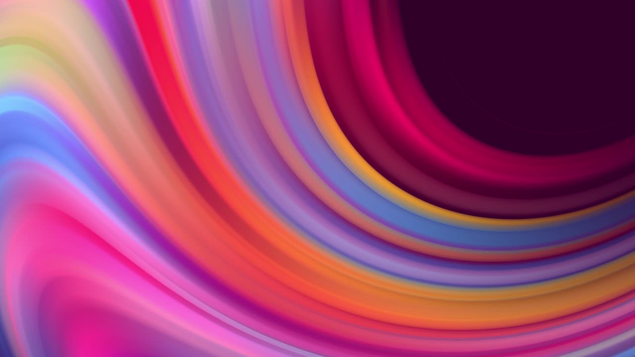 el gradiente de los colores del arco iris se desplaza cíclicamente en bucle. es un hermoso fondo abstracto de 4k con animación de bucle sin fisuras para presentaciones de vacaciones o cosas de moda en estilo de diseño en movimiento.