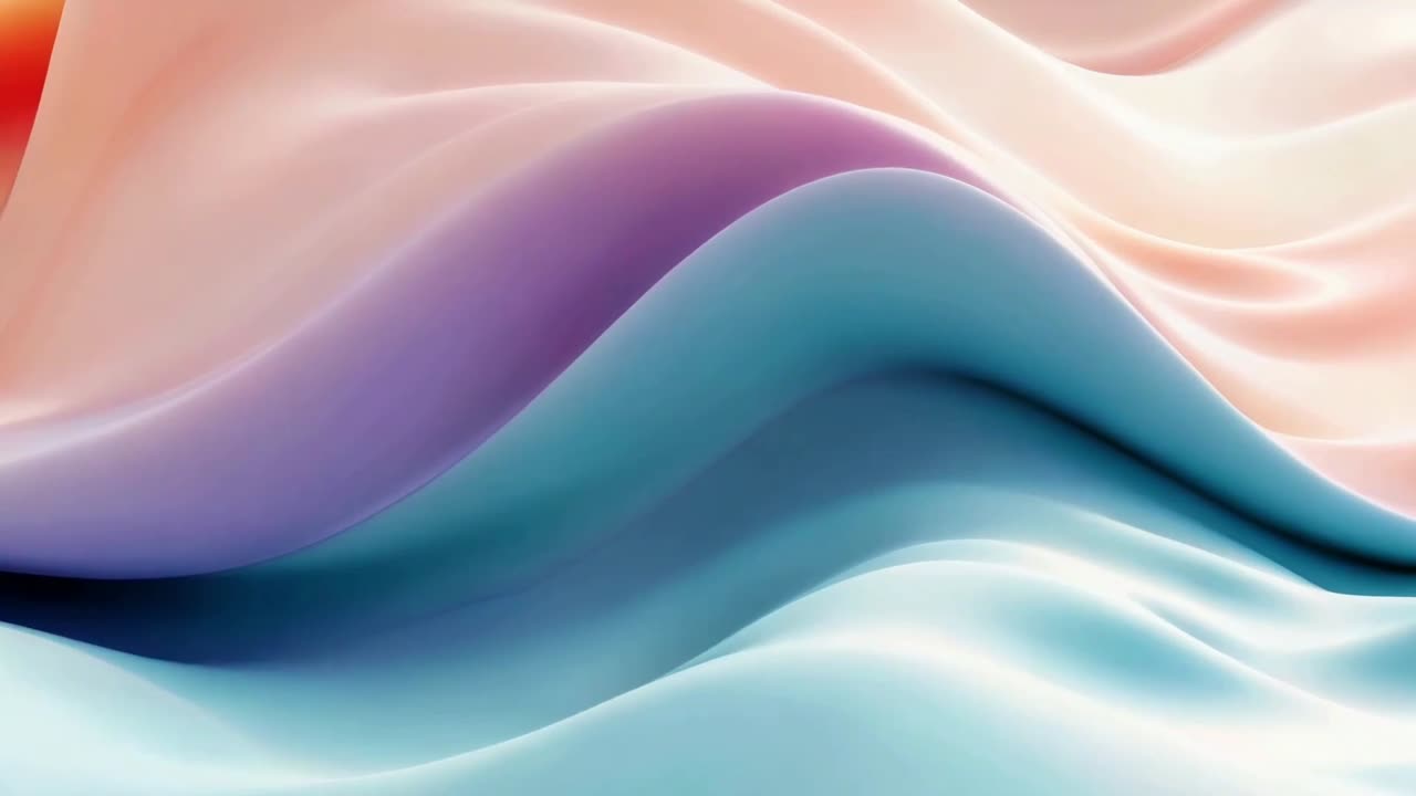 3D Abstract Seamless Animation Background