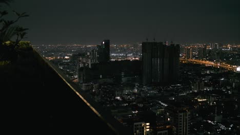 Bangkok's-Illuminated-Skyline-Nightscape:-Extended-Exposure-Capturing-City-Glow