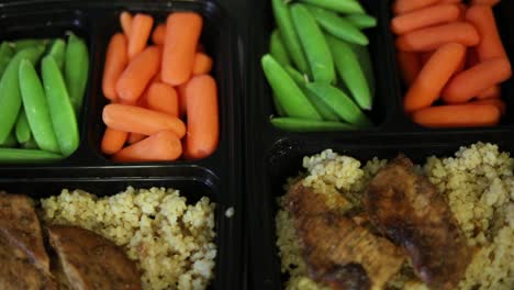 slow motion shot of someone doing weekly meal planning