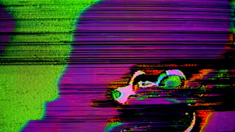 animaciones de vhs reales y errores, ruido y artefactos, fallos de viejas cintas, s negras