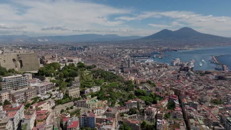 top 4k view of naples