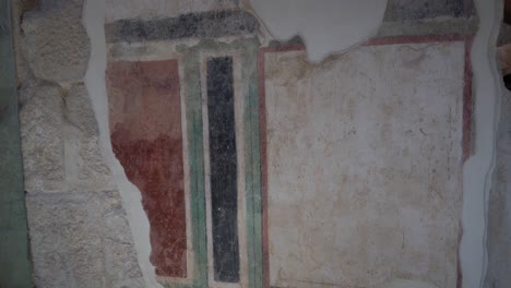 pintura antigua en el palacio de herodium israel