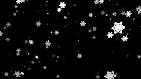 dulce nieve de navidad bucle sin costuras animación de pantalla verde
