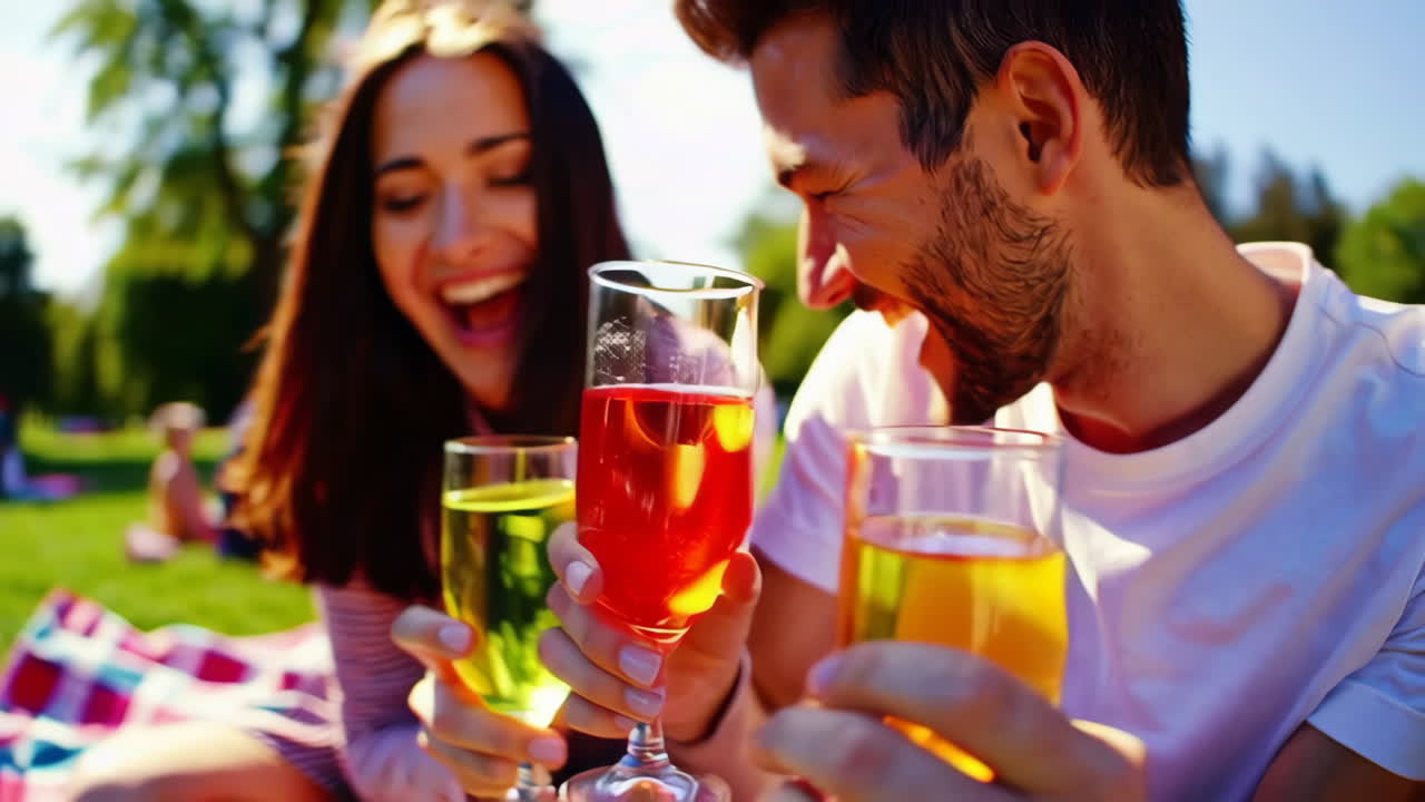 Park Picnic with Friends and Family