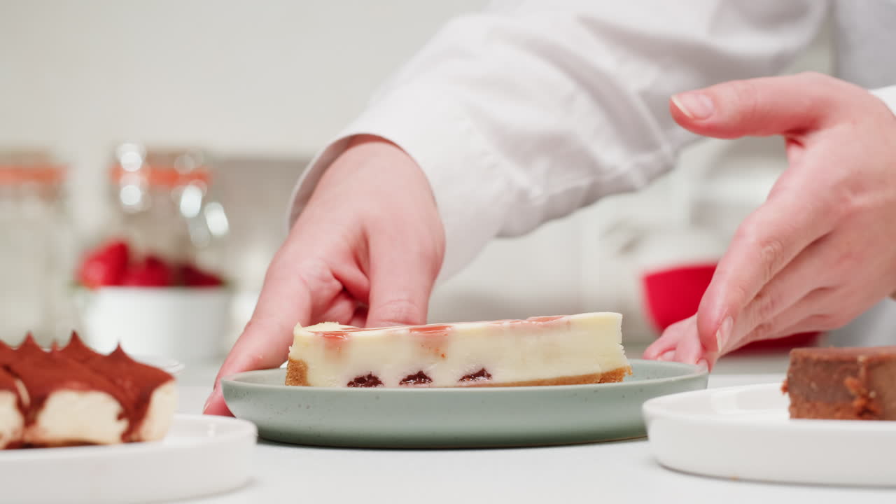 Dessert Display with Cheesecake, Tiramisu, and Brownies