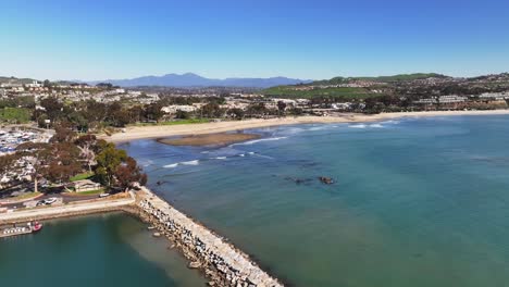 dana point fuel dock and shipyard in california, usa