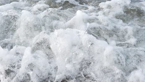 this is a slow motion video of waves in galveston texas