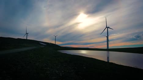 windmills for electric power production havoygavelen windmill park norway