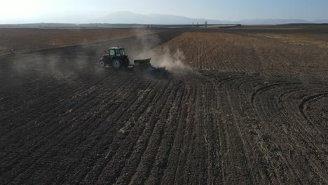 aerial tillage tractor